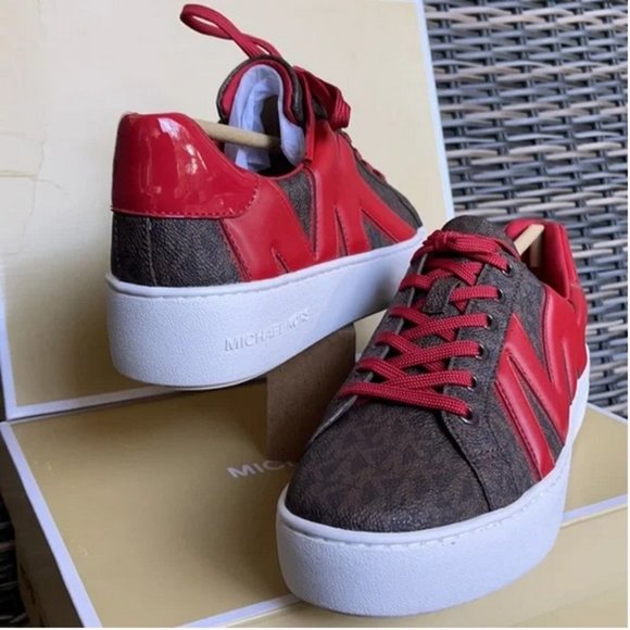 Michael Kors Poppy Lace Up MK Sig Small WMNS - Picture 10 of 16